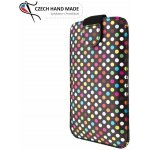 FIXED Soft Slim se zavíráním PU kůže velikost 6XL+ motiv Rainbow Dots FIXSOS-RAD-6XL+ – Zboží Mobilmania