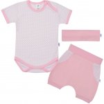 New Baby 3-dílná letní bavlněná souprava Perfect Summer baletka – Sleviste.cz