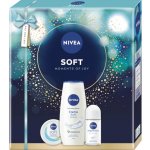 Nivea Soft Moments of Joy Nivea Creme Soft sprchový gel 250 ml + Nivea Soft hydratační krém 100 ml + Nivea Original Care kuličkový antiperspirant 50 ml – Zbozi.Blesk.cz