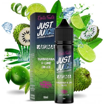 Just Juice Guanabana & Lime on Ice Shake & Vape 10 ml – Zboží Dáma