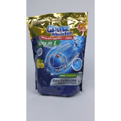 Glanz Meister tablety do myčky Alles in 1 Lemon 90 ks – Zboží Dáma