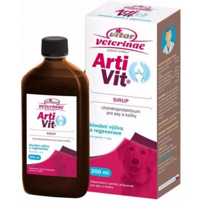 Vitar Veterinae ArtiVit Sirup 200 ml – Zboží Mobilmania