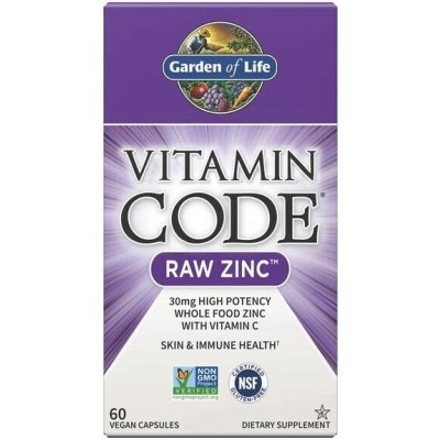 Garden of Life Vitamin Code Raw Zinc 60 g – Hledejceny.cz