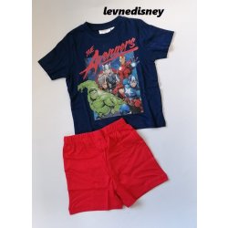 Chlapecký letní set/pyžamo Avengers modré
