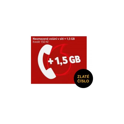 776 544 355 Vodafone SIM karta, Zlaté číslo – Zboží Živě