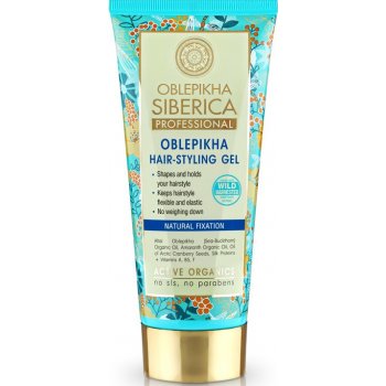 Natura Siberica rakytníkový gel pro úpravu účesu 200 ml