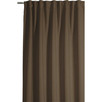 Zatemňovací závěs s řasící páskou Dimout Uni taupe 175 x 140 cm – Hledejceny.cz