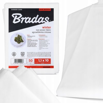 Bradas Zimní ochranná netkaná textílie 1,6x10m 50g – Hledejceny.cz