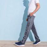 Sportovní kalhoty z mikrovlákna šedé – Zboží Mobilmania