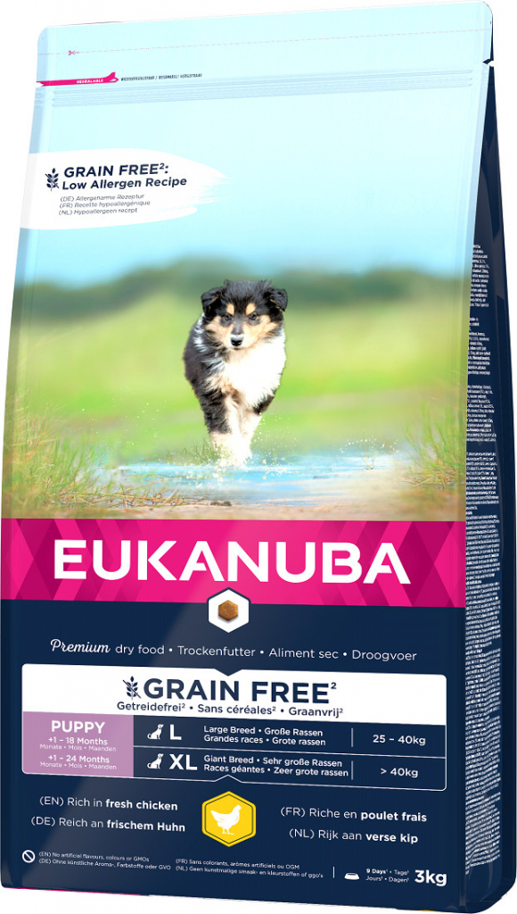 Eukanuba Puppy & Junior Large Grain Free Chicken 3 kg​