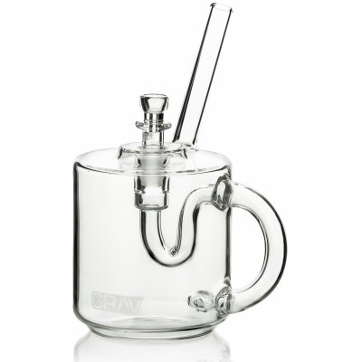 GRAV® Skleněný bong Kávový Hrnek 18 cm – Hledejceny.cz