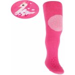 Yo dětské protiskluzové punčocháče pro zdravé lezení a první krůčky dívčí růžové-labuť
