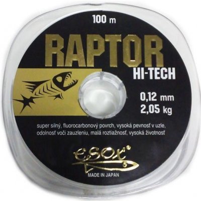 ESOX Raptor Hi-Tech 100 m 0,14 mm – Zboží Mobilmania