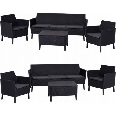 Keter Salemo 3 Seater grafit – Zboží Dáma