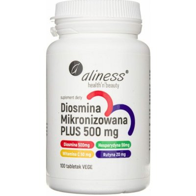 Aliness Diosmin mikronizovaný Plus 500 mg 100 tablet – Hledejceny.cz
