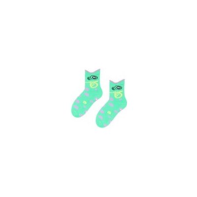 Rybka dětské ponožky zelená bledá