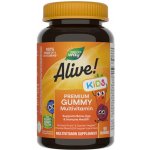 Natures Way Alive! Premium Kids Multivitamin Gummy cherry orange & grape 90 želatinových bonbónů – Hledejceny.cz
