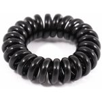 Černá spirálová gumička do vlasů – Zboží Dáma