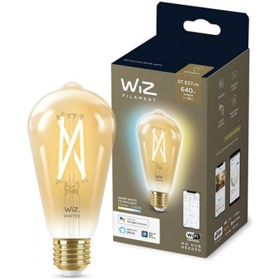 WiZ Tunable White 50W E27 ST64 Vintage – Zboží Mobilmania