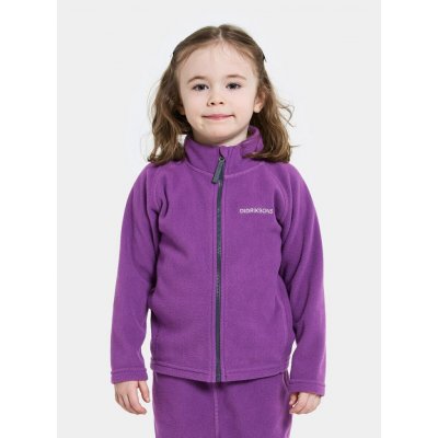 Didriksons Dětská mikina Monte Full Zip royal purple – Zboží Dáma