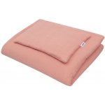 New Baby Mušelínový set do postýlky s výplní růžový – Zboží Dáma