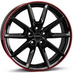 Borbet LX 8x19 5x112 ET40 black rim red – Zboží Mobilmania