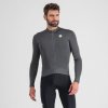 Cyklistický dres Sportful MONOCROM THERMAL antracitový