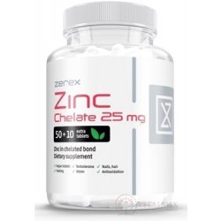 Zerex Zinek chelát 25 mg 60 tablet