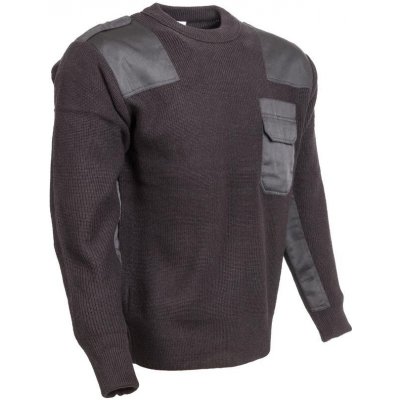 Svetr BW M-TRAMP RTX s výstřihem ve tvaru O černý – Zboží Dáma