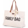 Přebalovací tašky ke kočárkům Childhome Cestovní taška Family Bag Teddy Off White