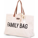 Childhome Cestovní taška Family Bag Teddy Off White – Zboží Dáma
