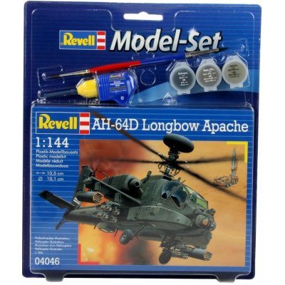 Revell vrtulníku 64046 AH64D Longbow Apache Set včetně 1:144 – Zboží Mobilmania