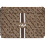 Pouzdro na notebook - Guess, 13-14 4G Printed Stripes Brown GUCS14P4RPSW – Zboží Mobilmania