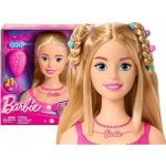 Barbie Barbie Stylingová hlava Blond vlasy HMD88 – Zboží Dáma