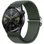 BStrap Elastic Nylon řemínek na Xiaomi Amazfit Stratos 2/2S/3, olive green SSG025C0403 – Zboží Mobilmania