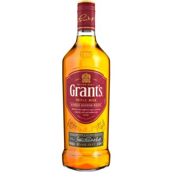 Grant´s Tripple Wood Whisky 40% 0,7 l (holá láhev)