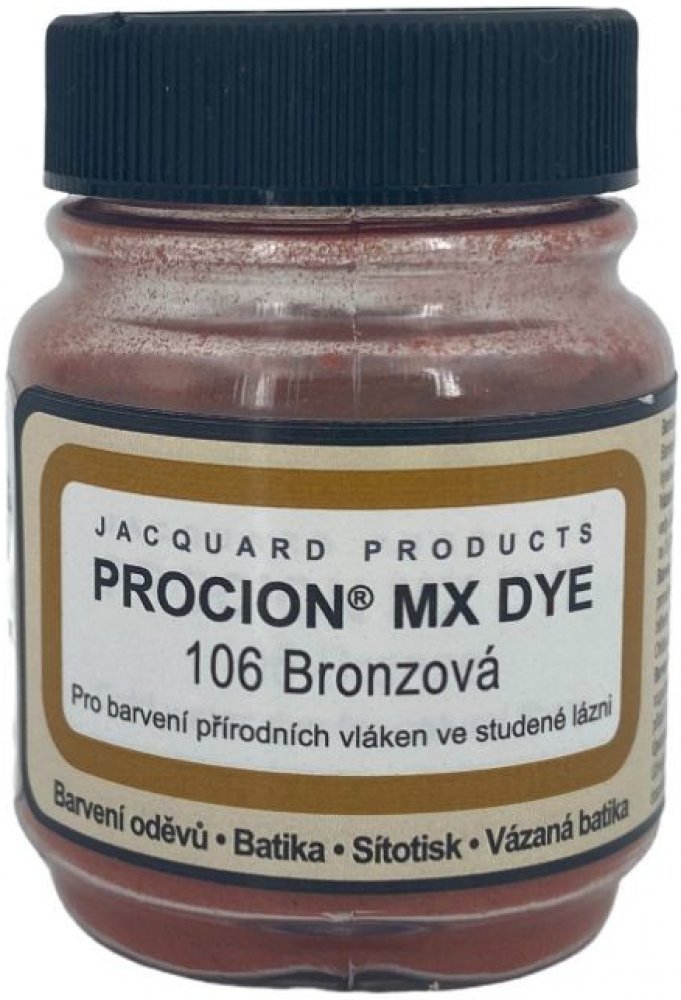 Jacquard Reaktivní barvy na batikování Procion MX 19g bronzová 106 |  Srovnanicen.cz