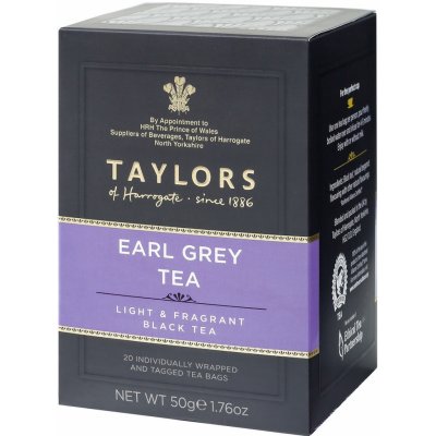 Taylors Earl Grey Tea Černý aromatický čaj 50 g – Zboží Mobilmania