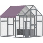 MM Handel Kurník s voděodolnou střechou, 2 hnízdní budky, 2 hřady, 1,7 x 1,8 x 1,8 m – Sleviste.cz