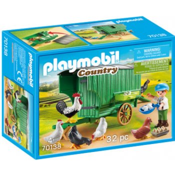 Playmobil 70138 Mobilní kurník pro slepičky