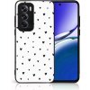 Pouzdro a kryt na mobilní telefon dalších značek PROTEMIO MY ART Oppo Reno12 Pro 5G BLACK HEARTS 167