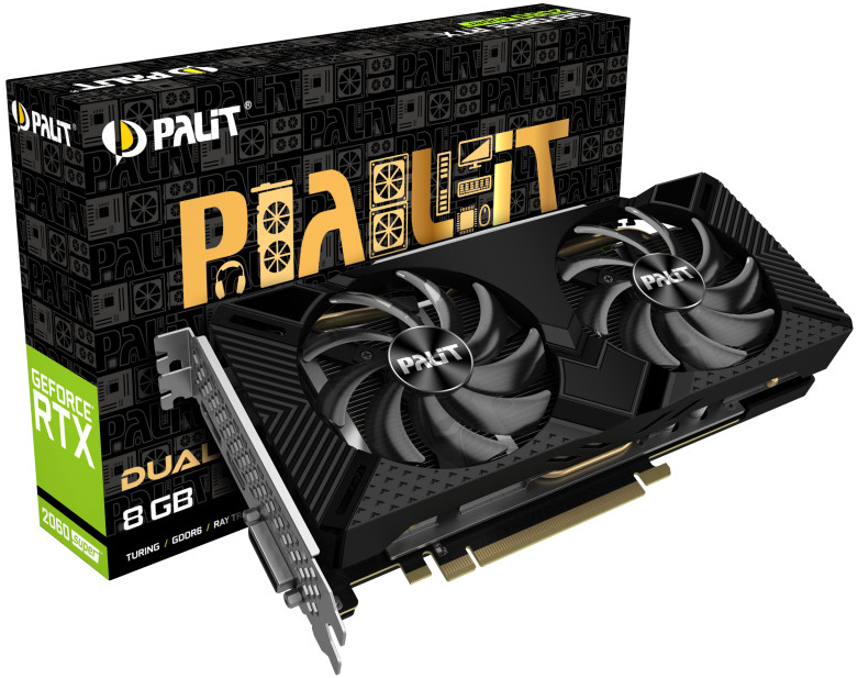 Palit GeForce RTX 2060 SUPER DUAL 8GB GDDR6 NE6206S018P2-1160A-1