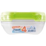 Tontarelli 904247381A Sada dóz na potraviny Nuvola zelená 4 x 0,5 l – Zboží Mobilmania
