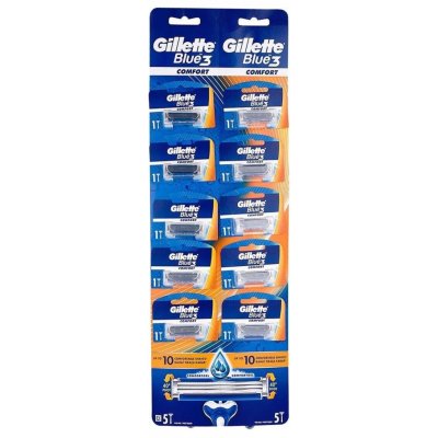 Gillette Blue3 Plus Comfort 10 ks – Zboží Dáma