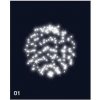 Vánoční osvětlení CITY SM-170147 3D Hvězdná koule Ø 55 cm studená bílá