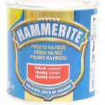 Hammerite přímo na rez hladký 0,25L Červený Červený – HobbyKompas.cz