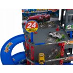 ISO 11606 Čtyřpatrová garáž parkoviště dráha + 4 auta helikoptéra – Zboží Dáma