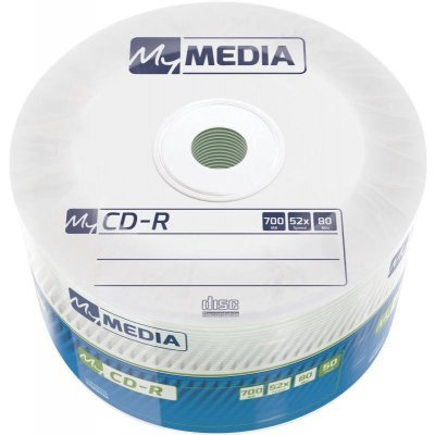 MyMedia CD-R 700MB 52x, spindle, 50ks (69201) – Hledejceny.cz