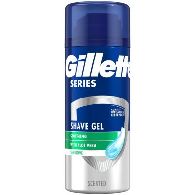 Gillette Sensitive series cestovní gel 75 ml – Zboží Dáma