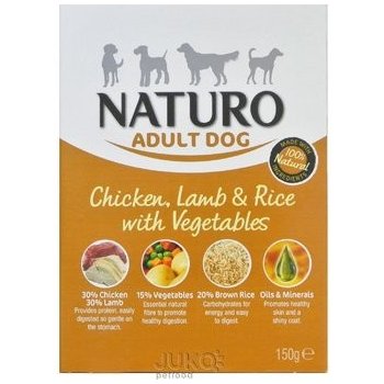 Naturo Adult Chicken Lamb & Rice with Vegetables 150 g
